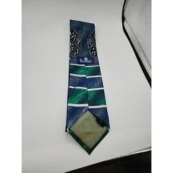 Vintage 1993 NFL Looney Tunes Football WB Taz & Daffy Surrey Cartoon Tie CR3 - Picture 6 of 6